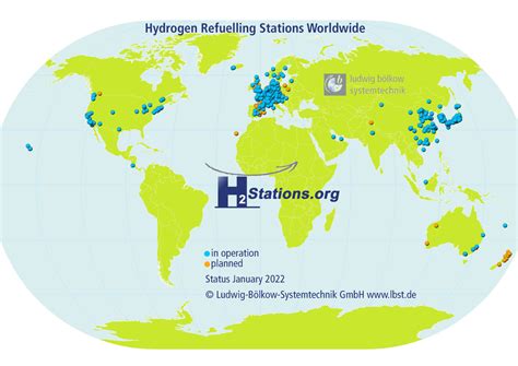 142 Neue Wasserstoff Tankstellen Im Jahr 2021 Karten Ecomento De