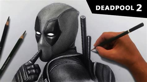 Deadpool 2 Complete Realistic Drawing Time Lapse Youtube