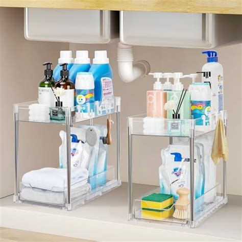 Cinnani Sp Lschrank Organizer Etagen St Ck Unter Waschbecken Regal