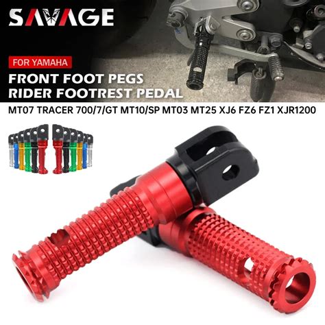 Foot Pegs Footrest Footpegs Pedal For Yamaha Mt Tracer Xsr Mt