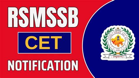 Rsmssb Cet Result Check Rajasthan Graduation Level Cet Cut Off