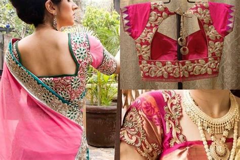 30 Blouse Designs For Silk Sarees