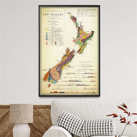 New Zealand Map Geological Map Of New Zealand Geologic New Zealand Map