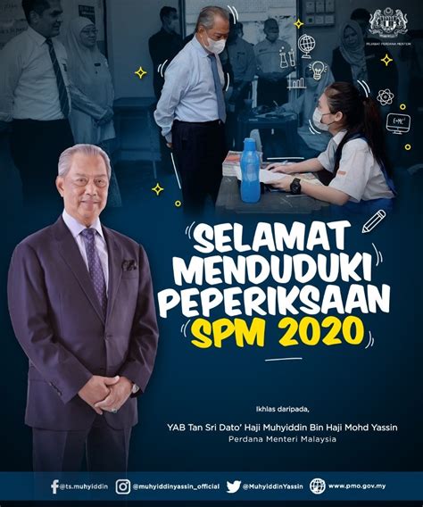 Pm Ucap Selamat Maju Jaya Kepada Calon Spm