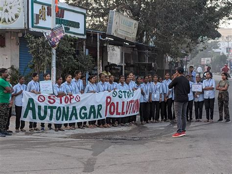 Residents in LB Nagar Protest Against Industrial Effluents Polluting