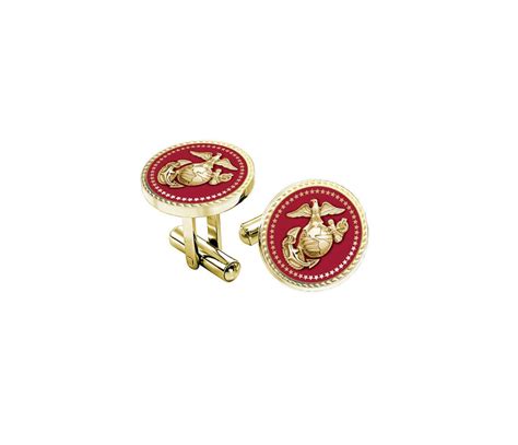 Usmc Marine Corps Marines Diamond Cut Edge Cuff Links Presidential