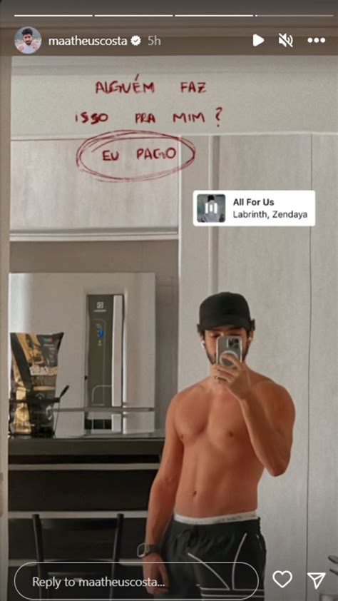 Ex ator mirim de América Matheus Costa publica corpo musculoso nas