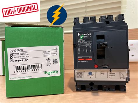 SCHNEIDER LV430630 MCCB Circuit Breaker ComPact NSX160F 36 KA At 415