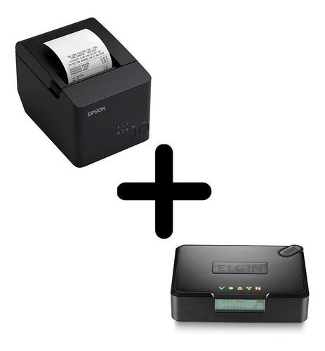 Kit Sat Elgin Smart Impressora Epson Tm T X Serial Usb Frete Gr Tis