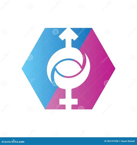 Gender Illustration Logo Stock Vector Illustration Of Connection 285197598