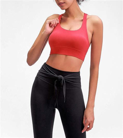 MNBGHJ Sport BHS für Frauen Fitness BH Yoga BH Frauen gepolstert Push