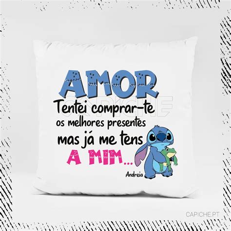 Almofada Tentei Comprar Stitch Capiche