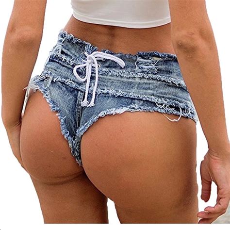 Shorts Cheeky Jean Cut Off Shorts Booty Rave Festival Poshmark