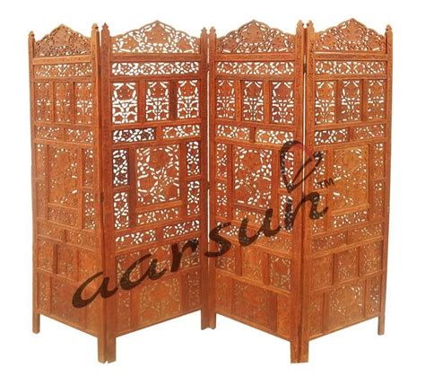 Brown Aarsun Wooden Partition Screen Panel Natural At Rs