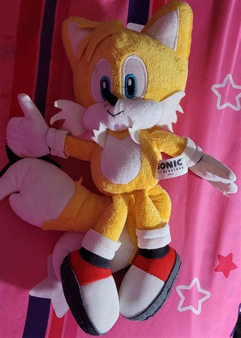 Mavin Sonic The Hedgehog Plush TAILS Sega Jazwares 20th Anniversary