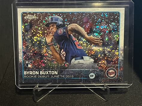 Topps Chrome Update Sparkle Us Byron Buxton Rc Rookie