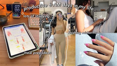 STUDY VLOG 6 AM Productive Days In My Life Final Exam Prep Staying