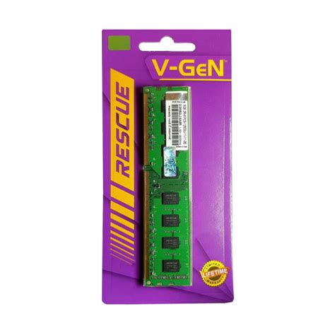 Jual RAM DDR3 V GeN RESCUE 8GB PC12800 1600Mhz LongDimm Memory PC VGEN