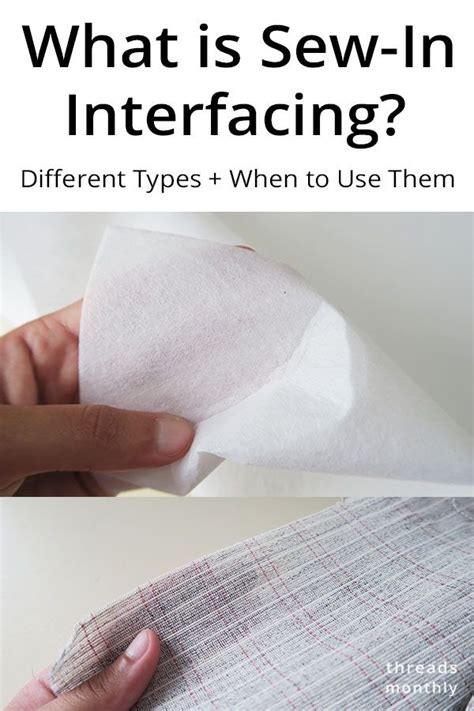 What Is Sew In Interfacing 6 Types Explained Sewing Techniques