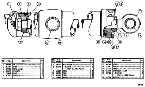 Lift Cylinder Group Rh 6j4353 Caterpillar