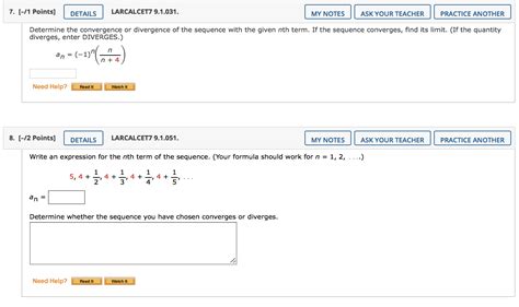 Solved Points Details Larcalcet My Notes Chegg