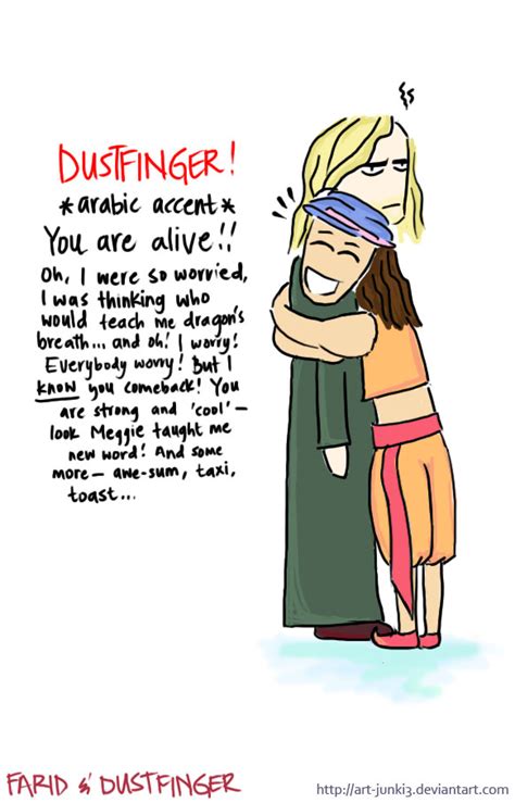 Farid and Dustfinger by Inkheart-Club on DeviantArt