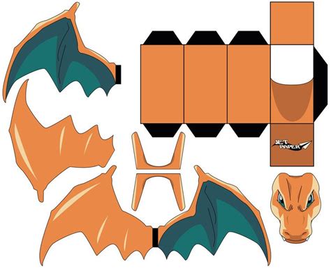 Pokemon Papercraft Charizard Template Porn Sex Picture