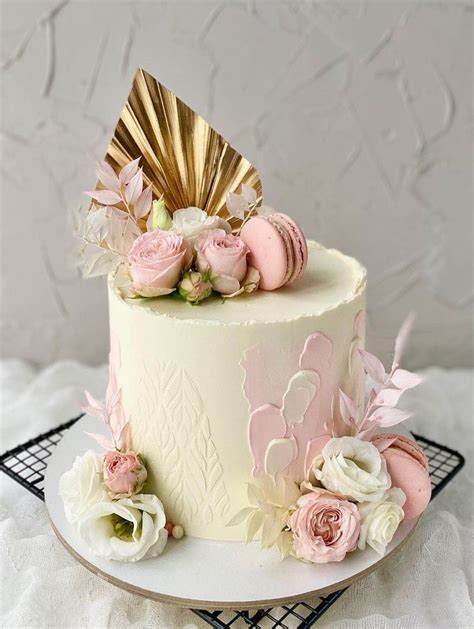 30 Pretty Cake Ideas To Inspire You Warm Pink Tone Cake Artofit