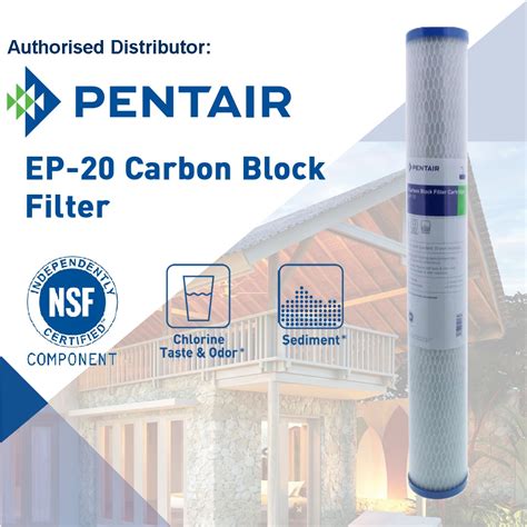 Pentair Pentek Ep 20 20 Carbon Block Water Filter Cartridge For