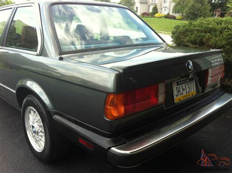 1987 Bmw E30 325 Is 5sp Original Owner 26 Years Delphin Metallicred Leather