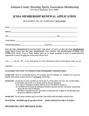 Fillable Online Jcssa Renewal Applicationdocx Fax Email Print