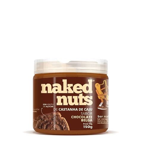 Pasta De Castanha De Caju Chocolate Belga 150G NAKED NUTS