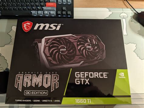 Karta Graficzna Msi Gtx 1660 Ti Armor Oc 6gb Gddr6 Rzeszów Kup Teraz Na Allegro Lokalnie