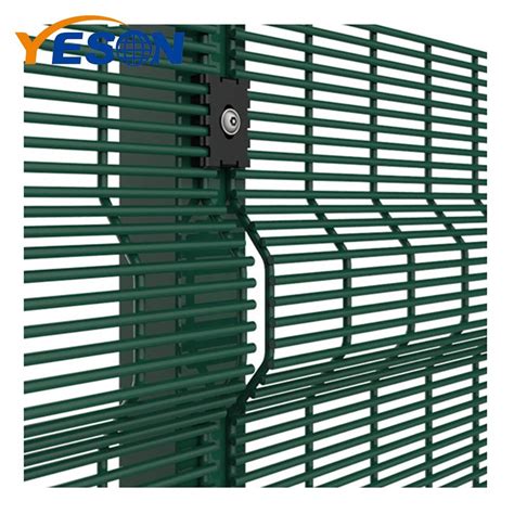 Weld Wire Mesh Fence V Fold Available 3D Curved Fence PVC Coated Iron