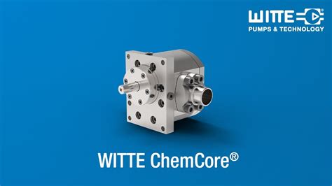 Gear Pumps For The Process Industry Chemcore Witte Pumps