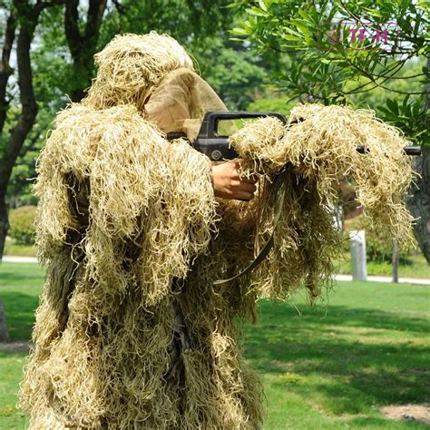 Ghillie Suit Tactical Camouflage Suit Clothing Army Fan Cs Sniper