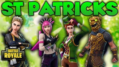 ST PATRICKS DAY UPDATE SKINS CUSTOMIZATION Fortnite Battle Royale