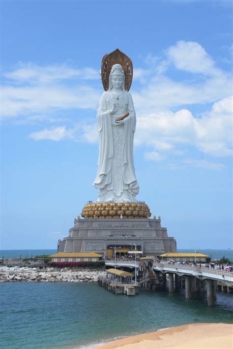 Premium Photo Buddha Culture Statue Of Goddess Guanyin Nanshan On