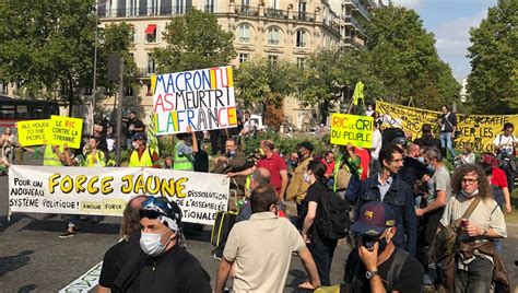 Manifestation des gilets jaunes à Paris faible mobilisation