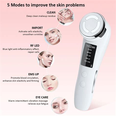 Facial Radiofrequency EMS High Frequency Facial Massager RF