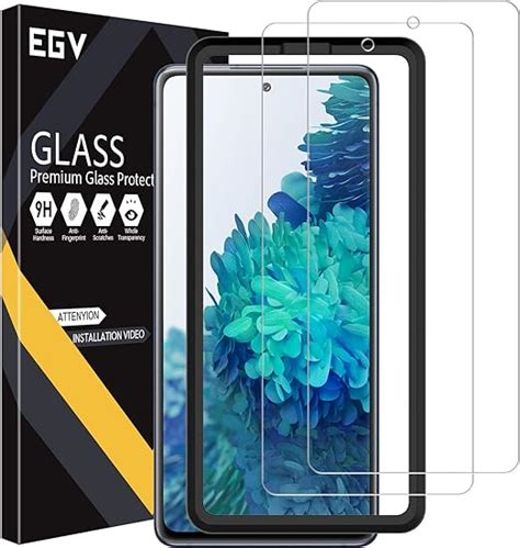 Egv 3 3 Pièces Verre Trempé Compatible Avec Samsung Galaxy S20 Fe 4g 5g