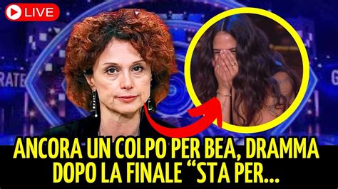 Shock Beatrice Luzzi Il Dramma Dopo La Finale Del GF Sono Uno