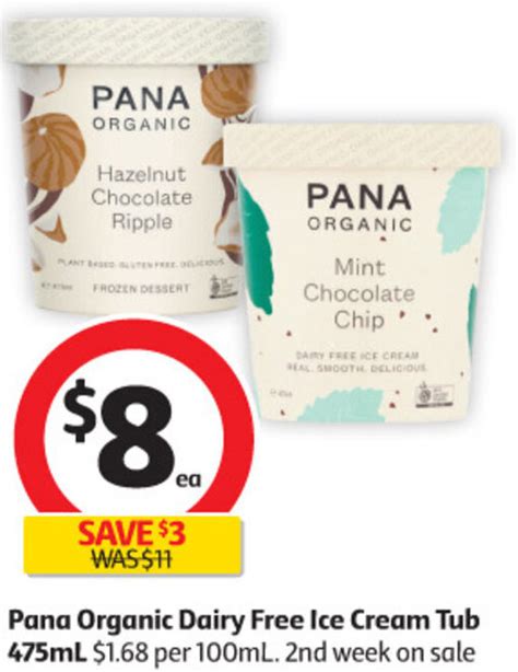 Pana Organic Dairy Free Ice Cream Tub Ml Offer At Coles