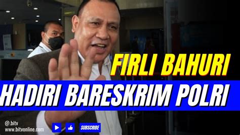 Firli Bahuri Hadiri Bareskrim Polri Terkait Pemerasan Syl Youtube