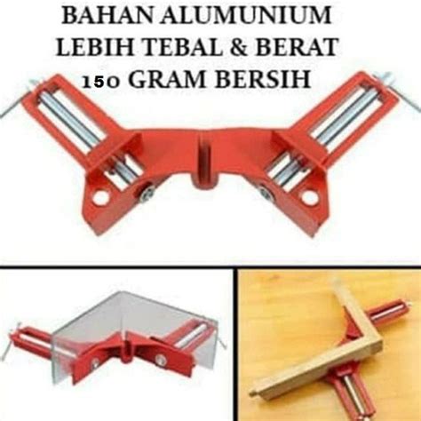 Jual Klem Sudut Siku Penjepit Derajat Corner Clamp Bahan Tebal