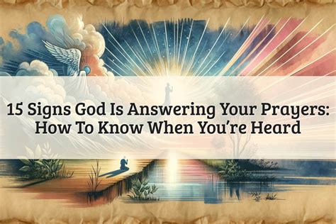 How To Recognize The Signs God Is Answering Your Prayers