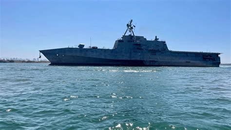 USS Mobile sailed into it's home port in San Diego Saturday