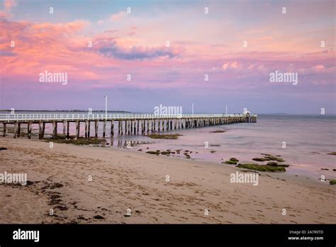 Point Lonsdale Pier Stock Photo - Alamy