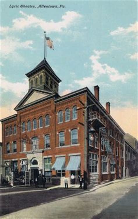 A circa 1905 postcard view of Allentown, Pennsylvania's Lyric Theater ...