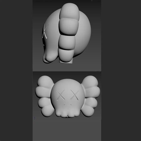 3d File Kaws Passing Through Open Edition Vinyl Figure 🗿・3d Print